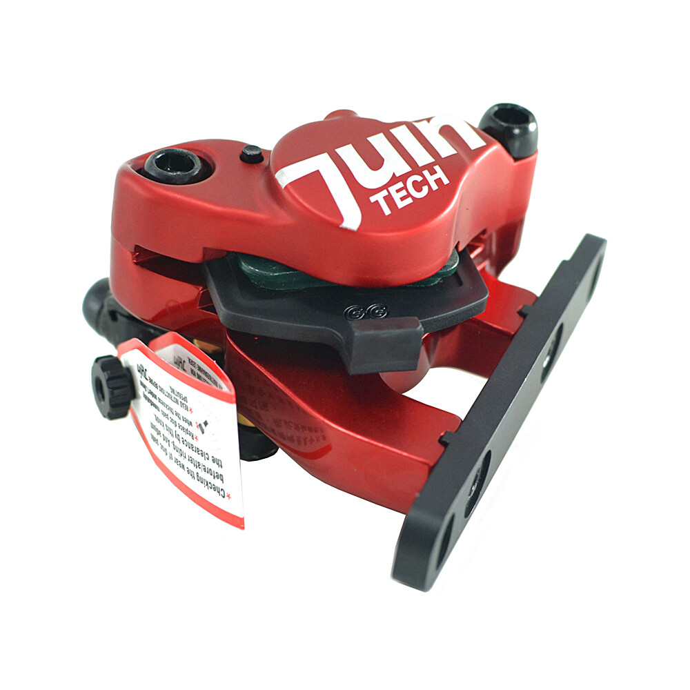 JUIN TECH F1 Hydraulic Flat mount Road CX Disc Brake set 160mm w/ Rotor ,Red
