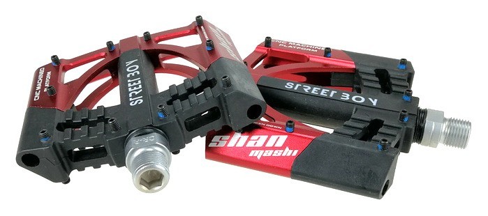 Aluminum Road MTB Mountain Bike XC Bicycle Pedal 3 Sealed Bearings Flat Pedals