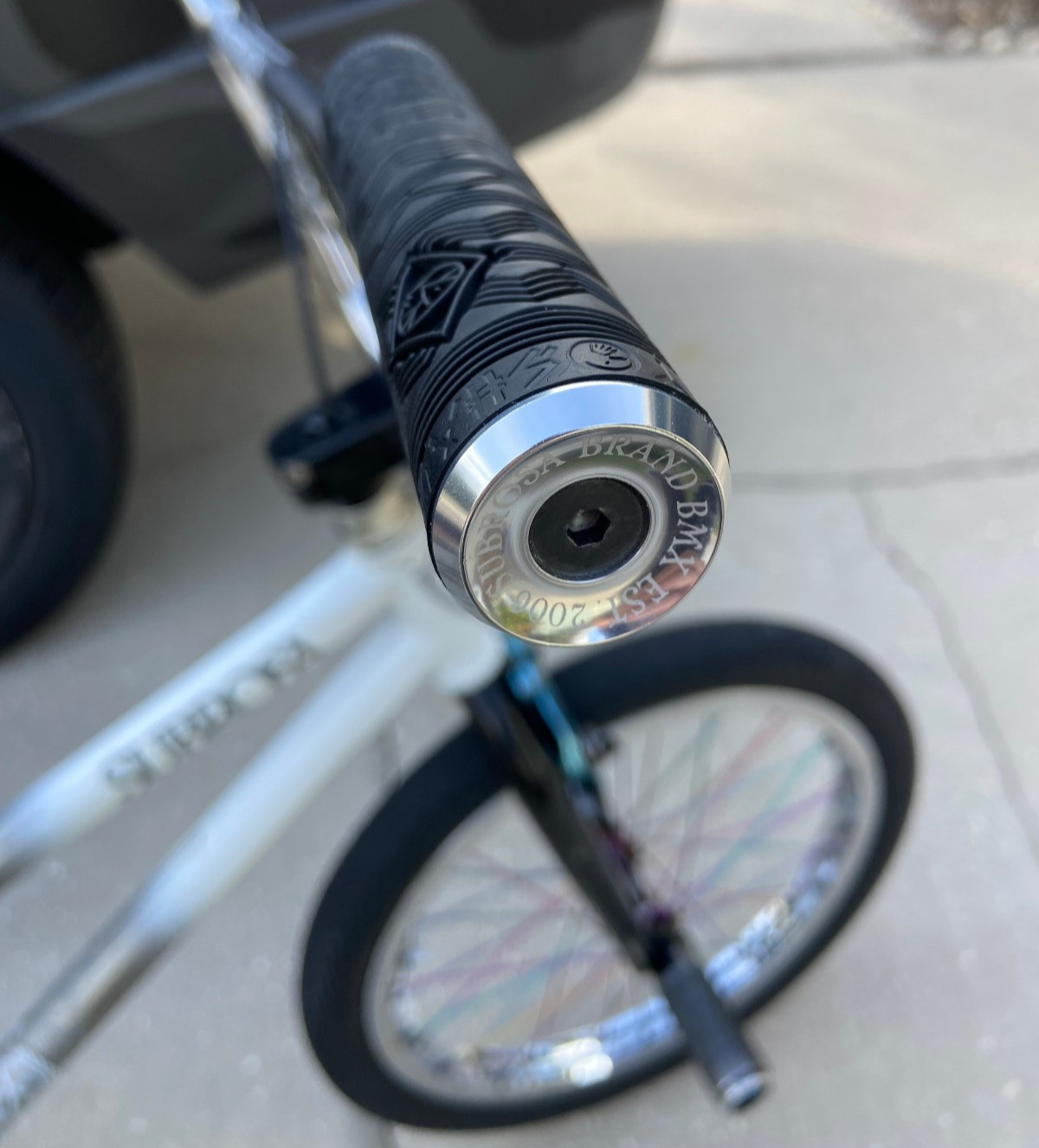 SUBROSA BITCHIN ALLOY BMX BAR ENDS PLUGS CULT SE HARO GT SHADOW SILVER NEW