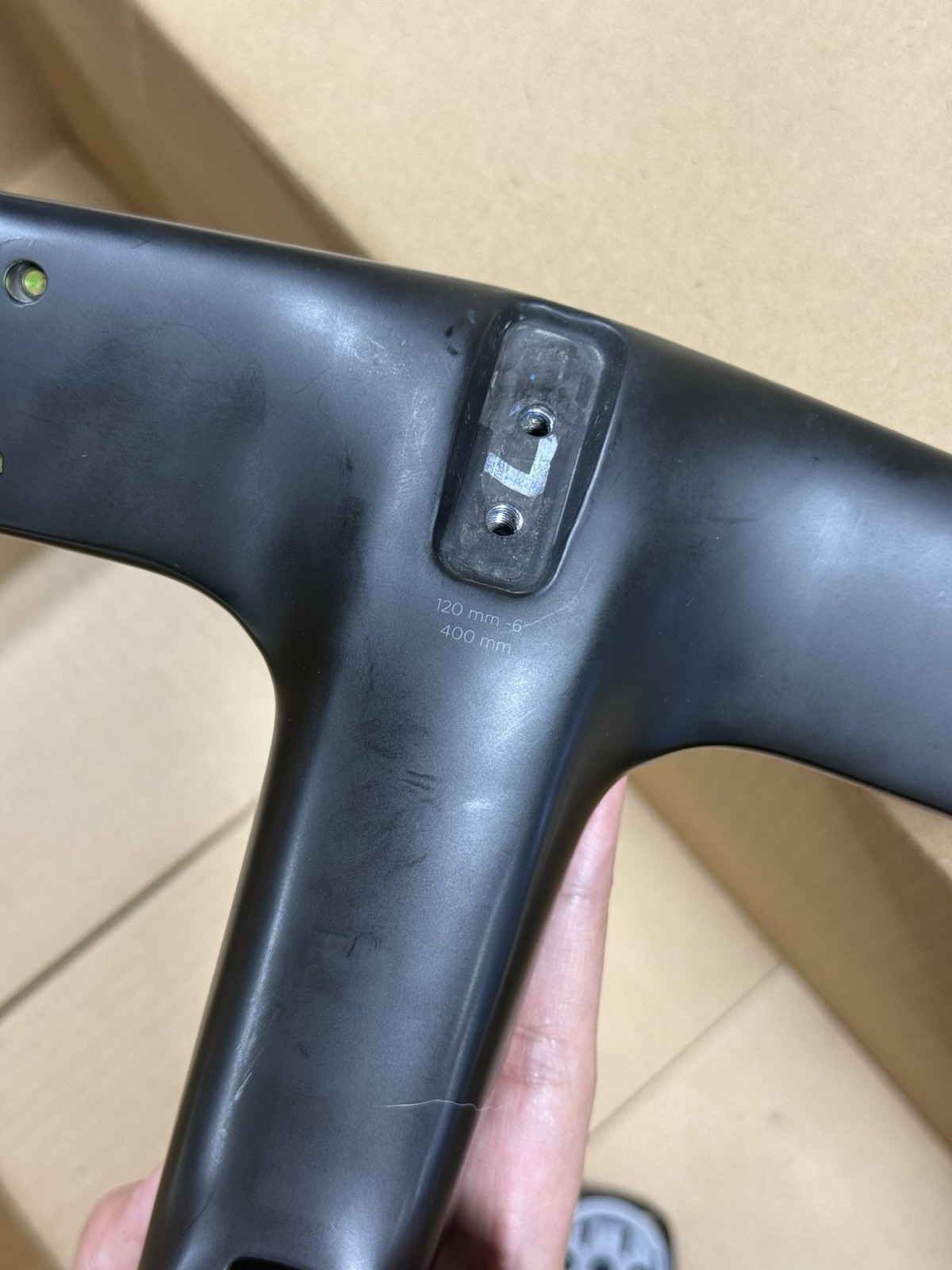 Black Inc Integrated Carbon Handlebars 40cmx120mm