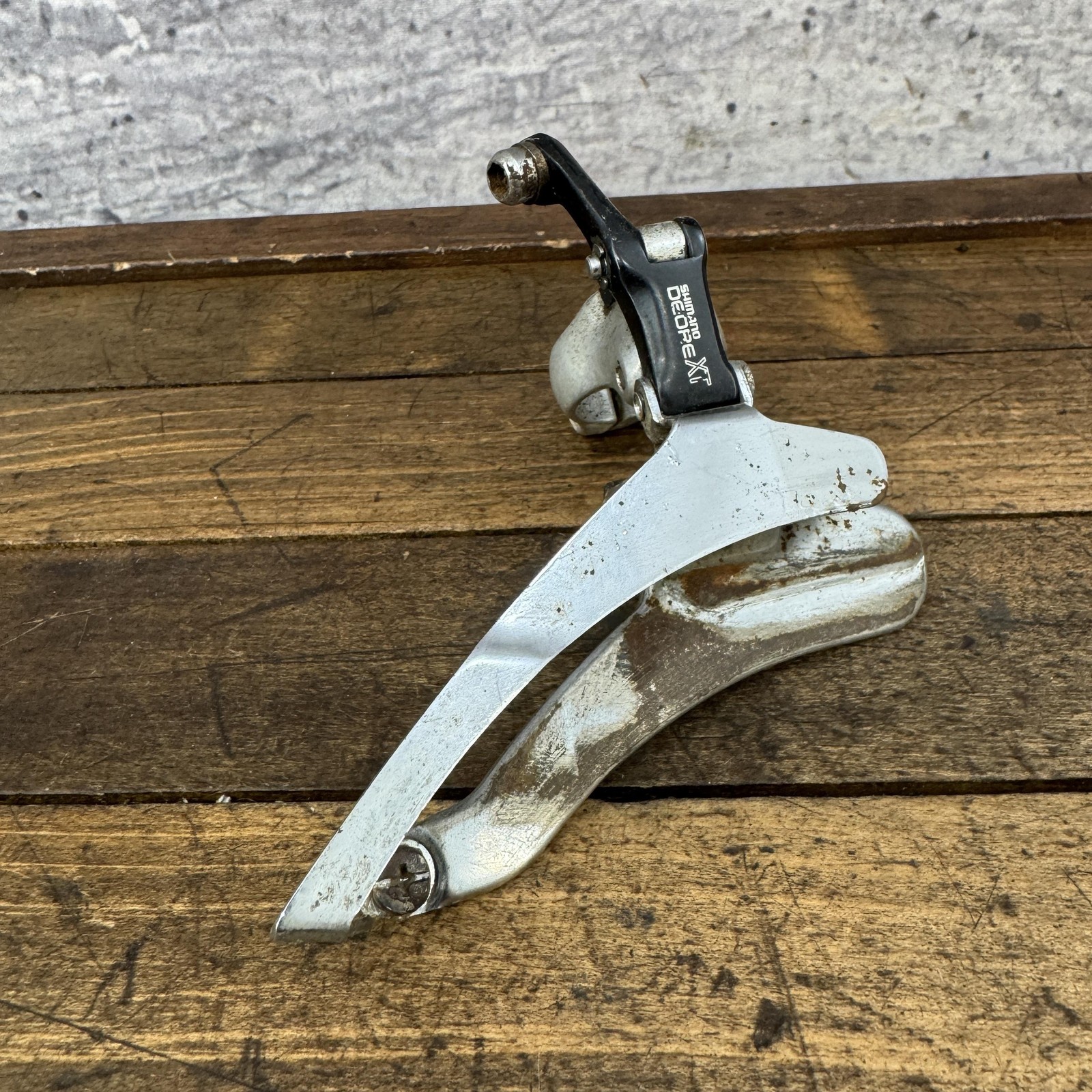 Vintage Shimano Deore XT FD-M730 Front Derailleur 28.6 Clamp Triple Alpine MTB
