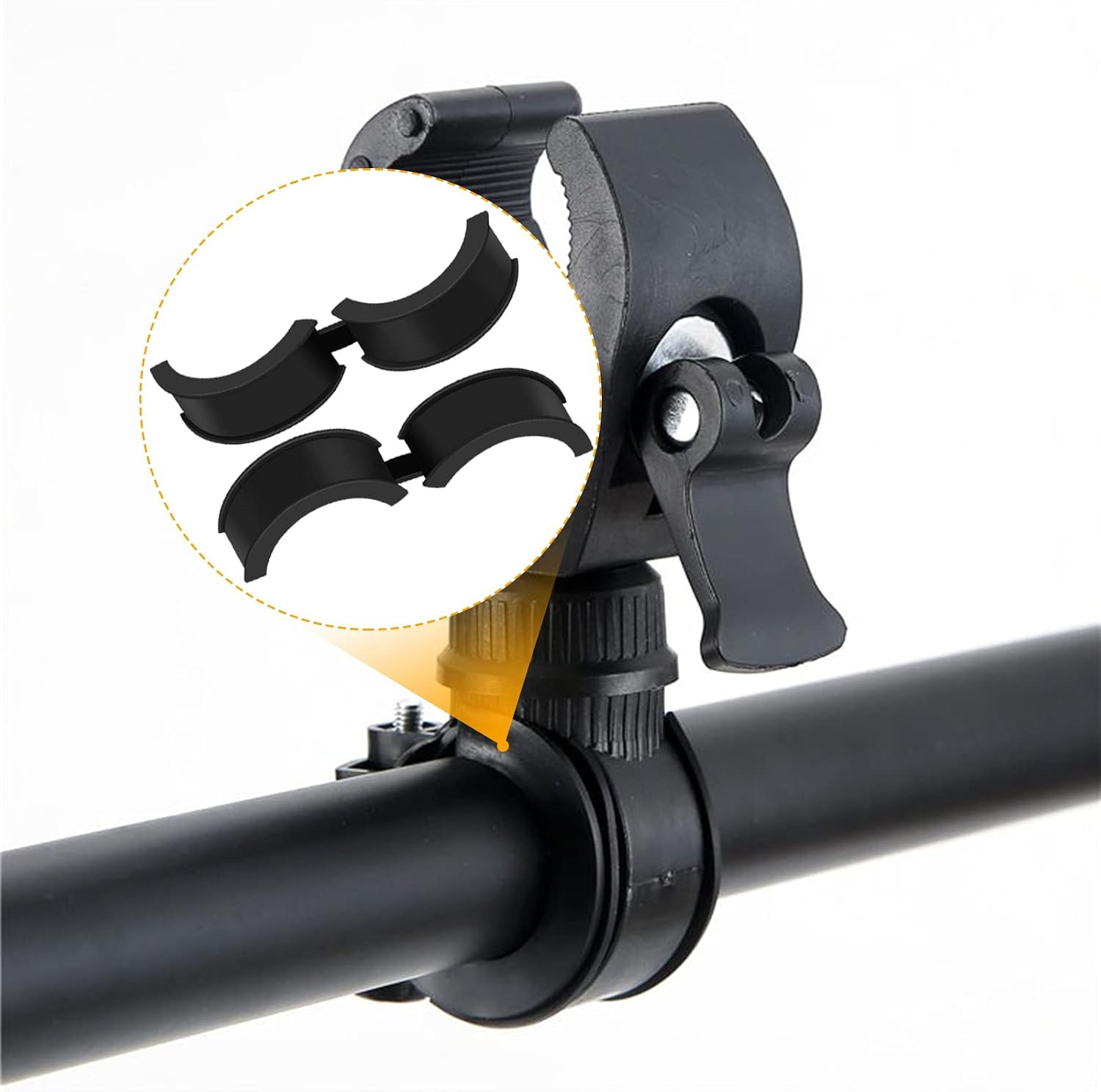 16 Pcs Bicycle Handlebar Rubber Gasket, 31.8 to 22.2/25.4 Non-Slip Durable