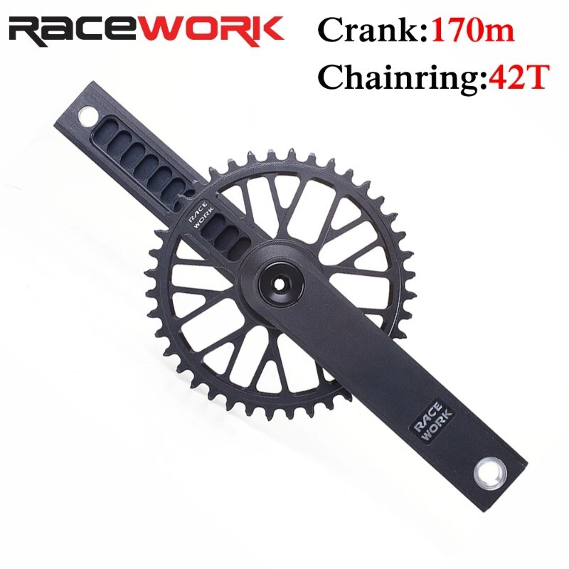 170mm Gravel Road Bike Hollow Crankset 40/42/44/46T with Single Chainring BB