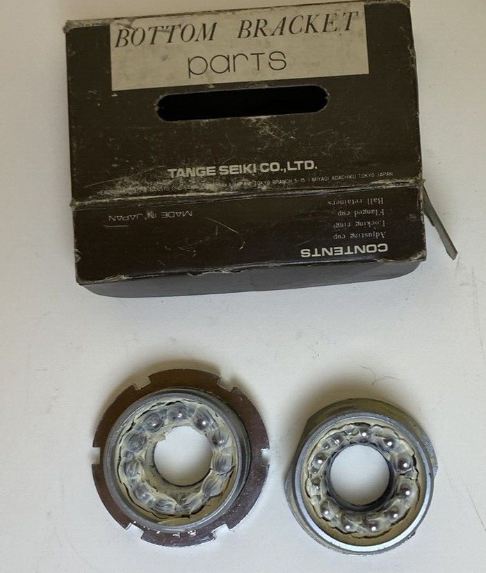 Vintage Tange Seiki Lot- Head Set, Bottom Brackets, Misc Bicycle Parts NOS