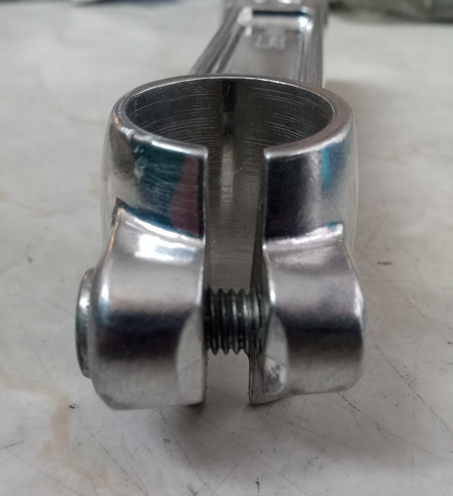 NOS vintage SAKAE I-BEAM MTB STEM 130MM 1-1/8 threadless 25.4MM Silver Japan