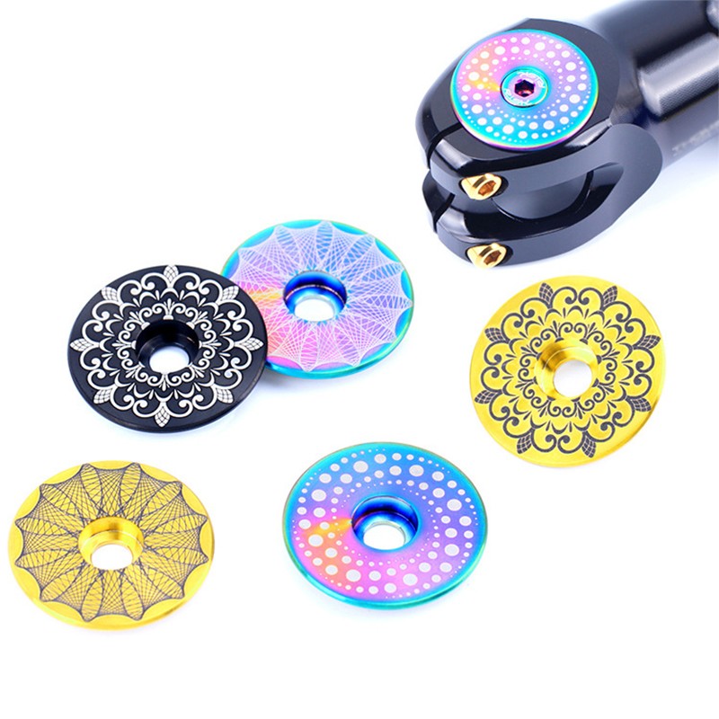 Bike Headset Stem Expander&Top Cap Carbon/Aluminum For Road Bike Mountain Bike