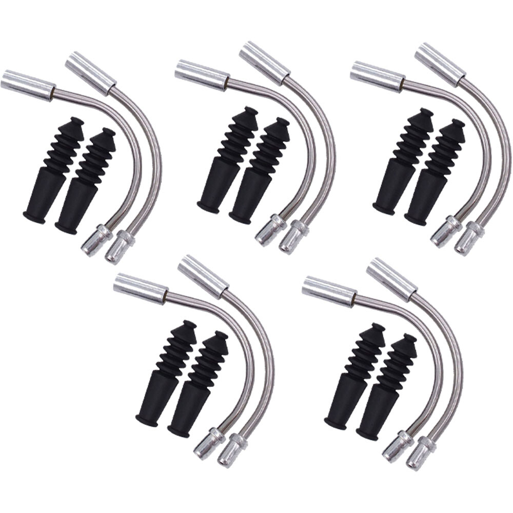 20 Pcs- Bike V Brake Noodle Cable Guide Pipe Rubber Boots Bicycle Cycling 5 Sets