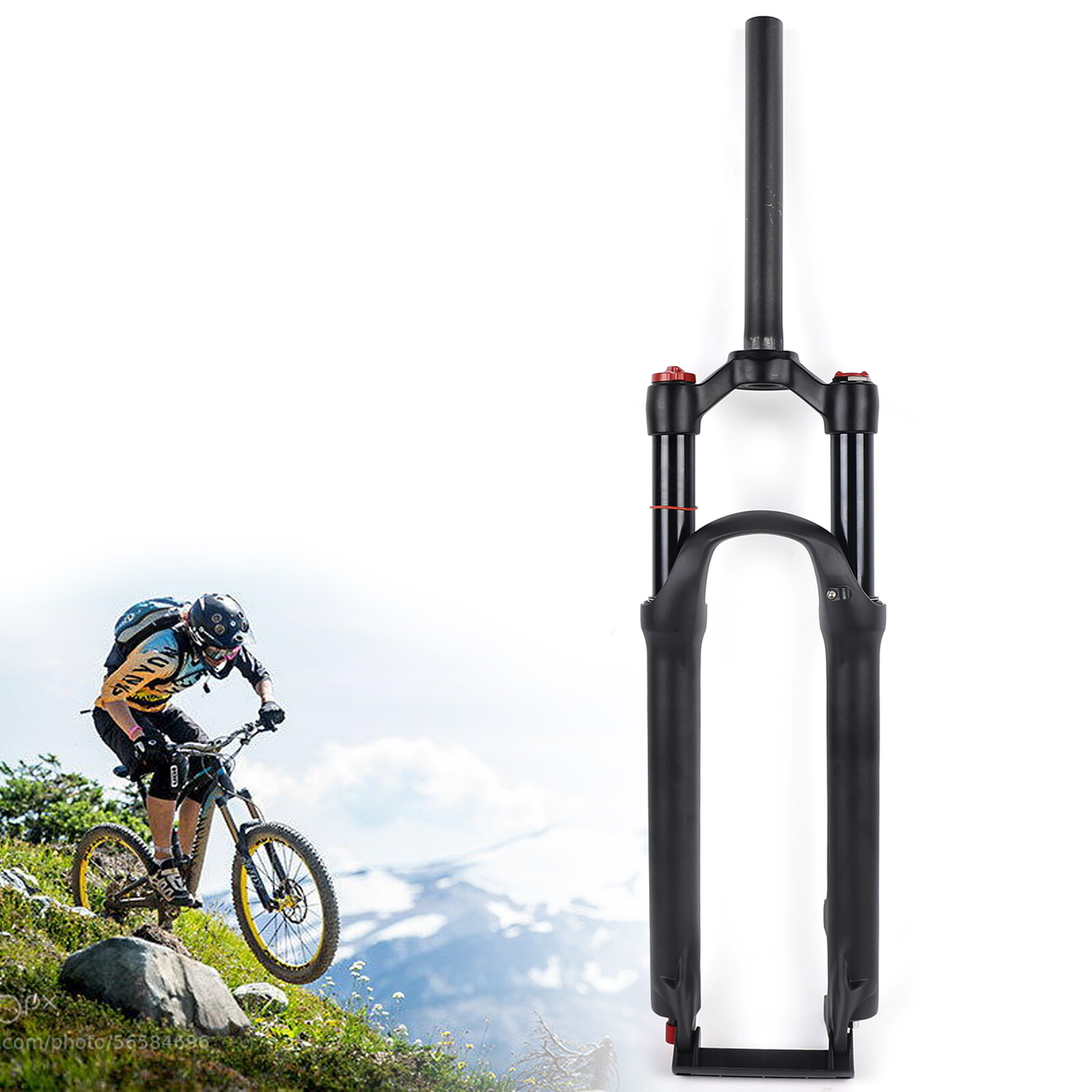 26-Inch Suspension Front Fork with Rebound Adjustment for Mountain Bikes NEW