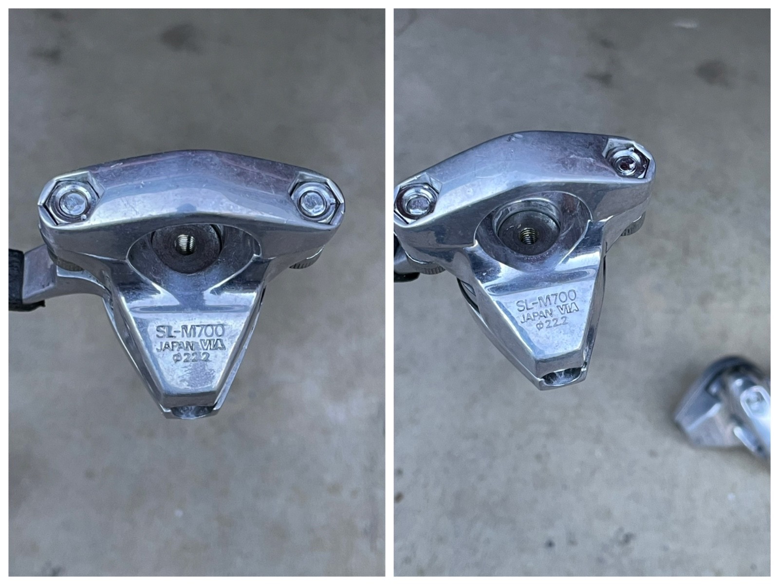 Shimano Deerhead XT SL-M700 Thumb Shifters – Thumbies – Clean