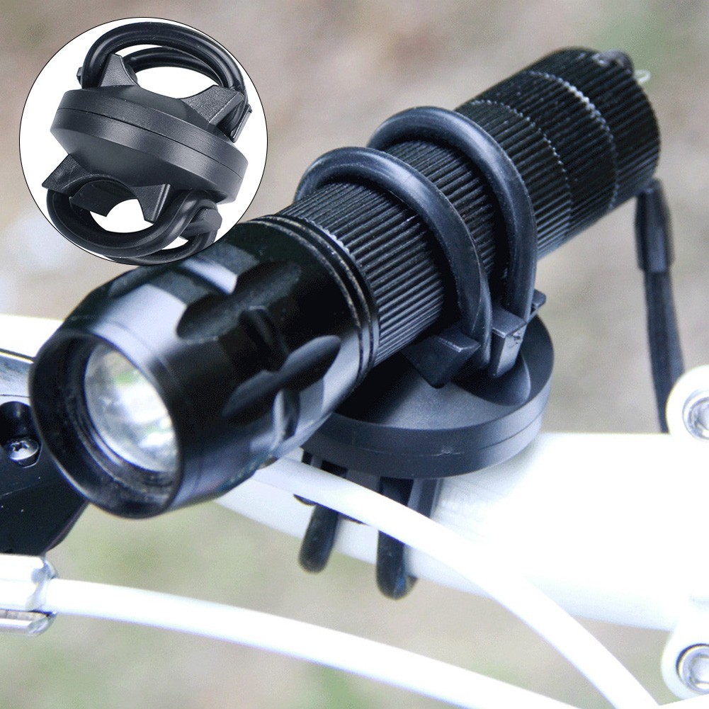 Bike Light Mount with Silicone Straps Easy and Secure Attachment Solution
