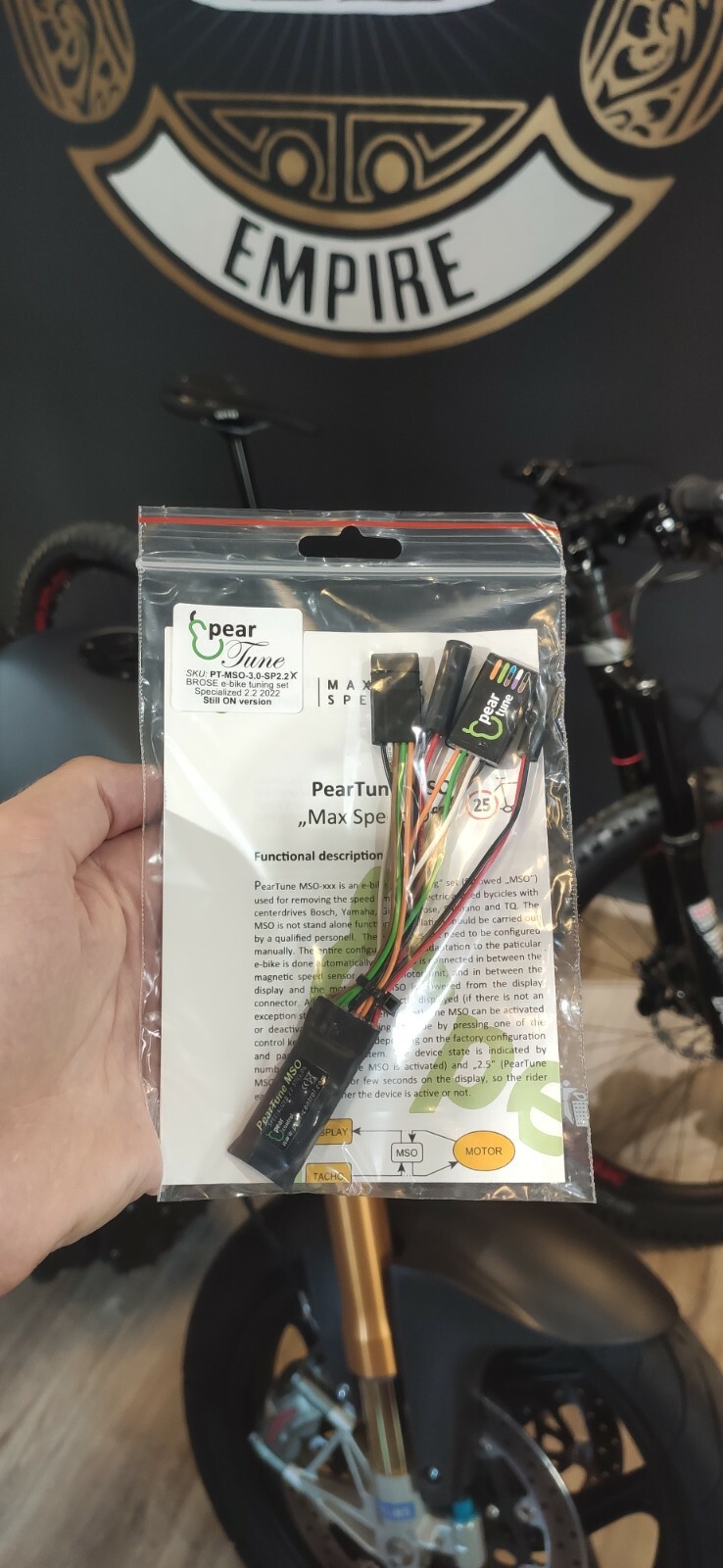 Brose SPECIALIZED 2.0E 2.1 2.2 motors PearTune 4.0 Tuning kit dongle free
