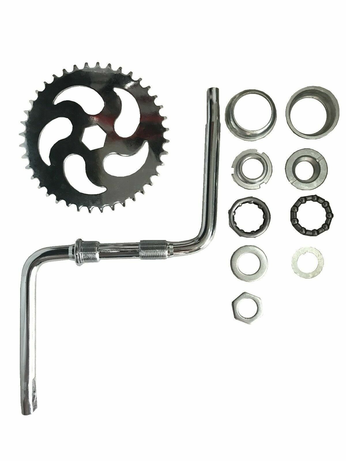 CDHPOWER 2» Cup Wide Pedal Crank Kit One-Piece Crank-2 Stroke Motorized Bicycle