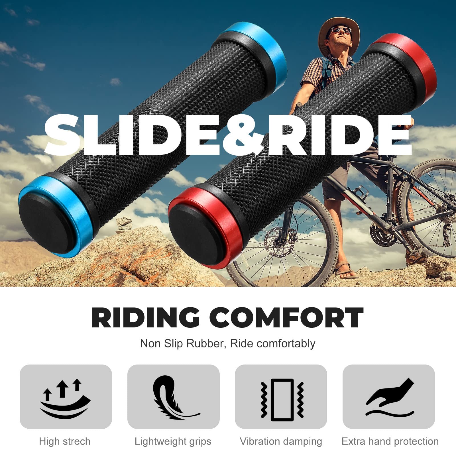 10 Pcs Bike 5.2 inches (length), 0.87 (diameter), black-white