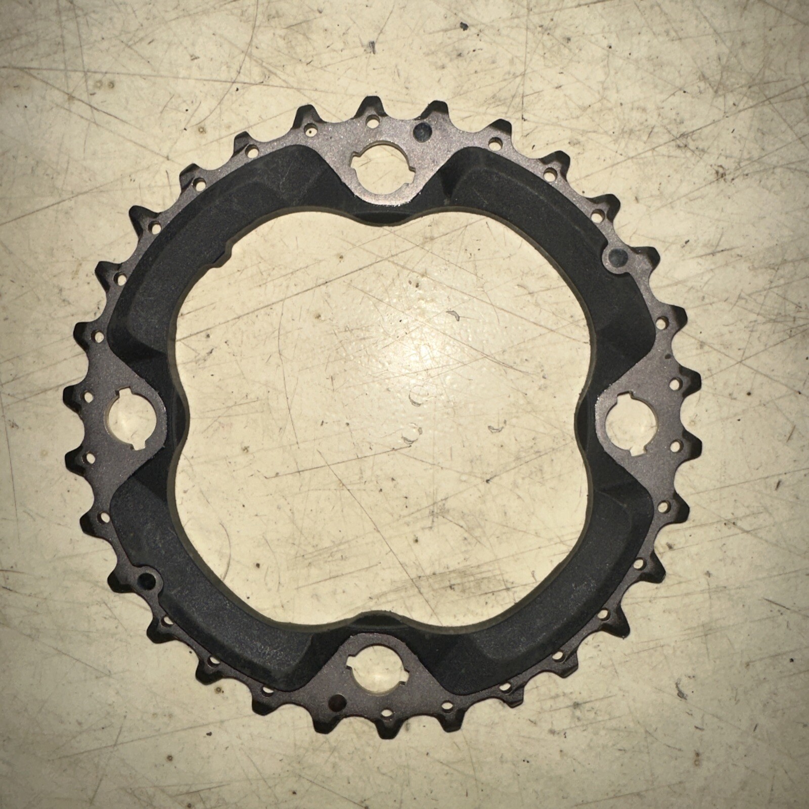 SHIMANO Deore M6000 30T Chainring – 10 Speed 96mm BCD for 40-30-22T Set