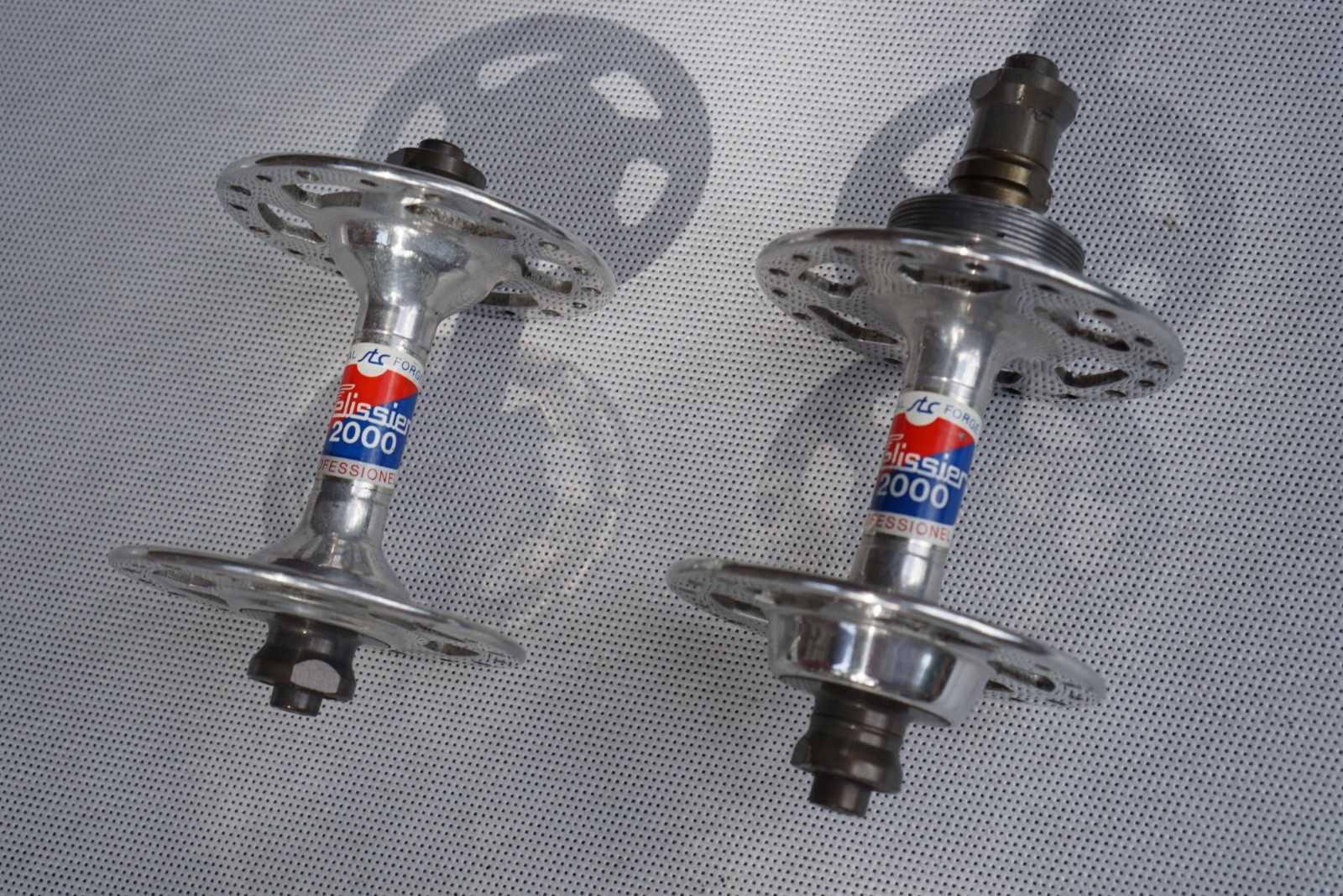 Pelissier 2000 High Flange Hubs Hub Set 36h 127mm British VGC!