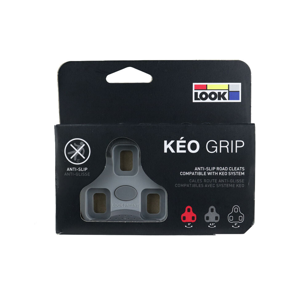LOOK KEO New Anti-Slip Road Bike Cleats Grip Black 0˚ Grey 4.5˚ Red 9˚ Float