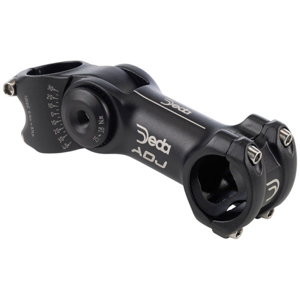 Deda Elementi ADJ adjustable stem alloy 31.7mm x 11cm 1-1/8″ black ADJSTEML