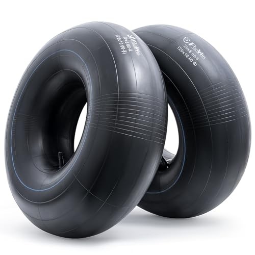 2-PCS 20×8.00-8/20×10.00-8 Replacement Inner Tube with TR13 Straight Valve