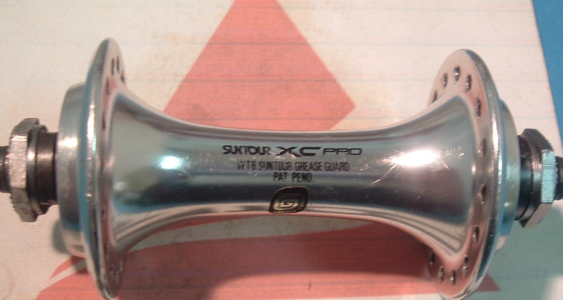 Suntour XC-Pro Grease Guard Front Q/R MTB Hub 36H-Sealed Bearing- VGC++