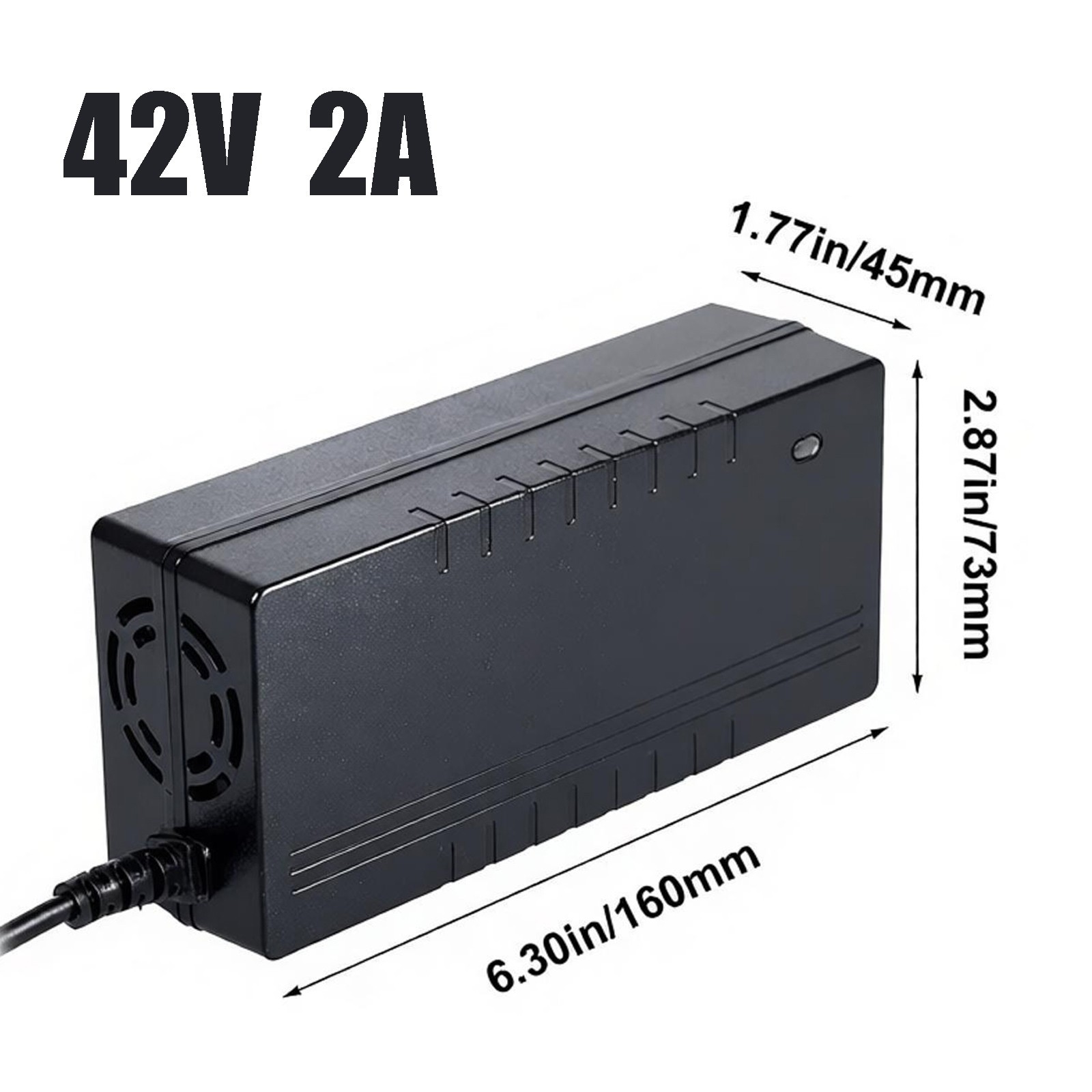 42V 2A Ebike Battery Charger f o 36V Lithium Battery Electric Bicycle Charger