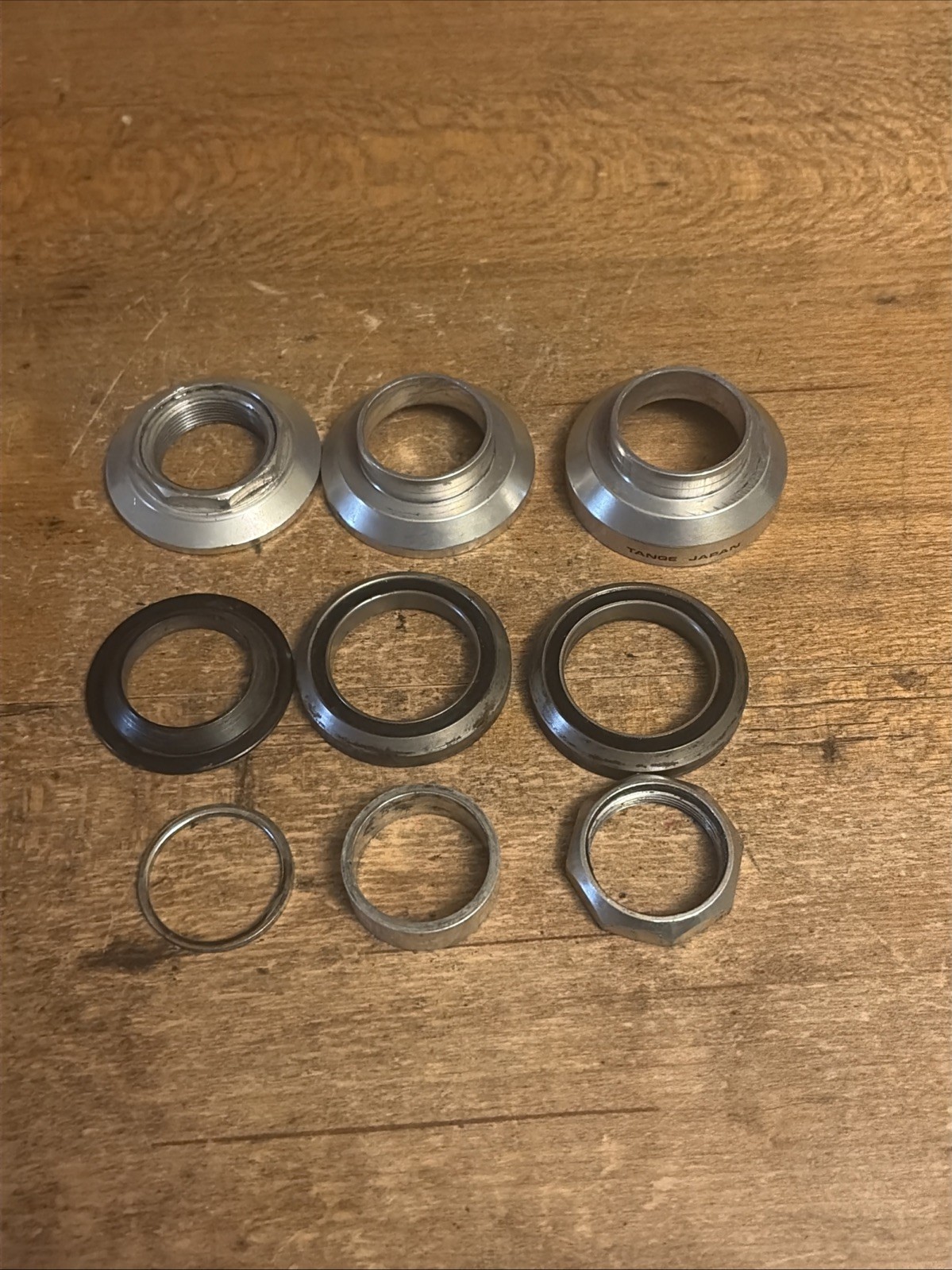 Vintage Tange 1” Threaded Headset Sealed Bearings 90s Road Bike Japan