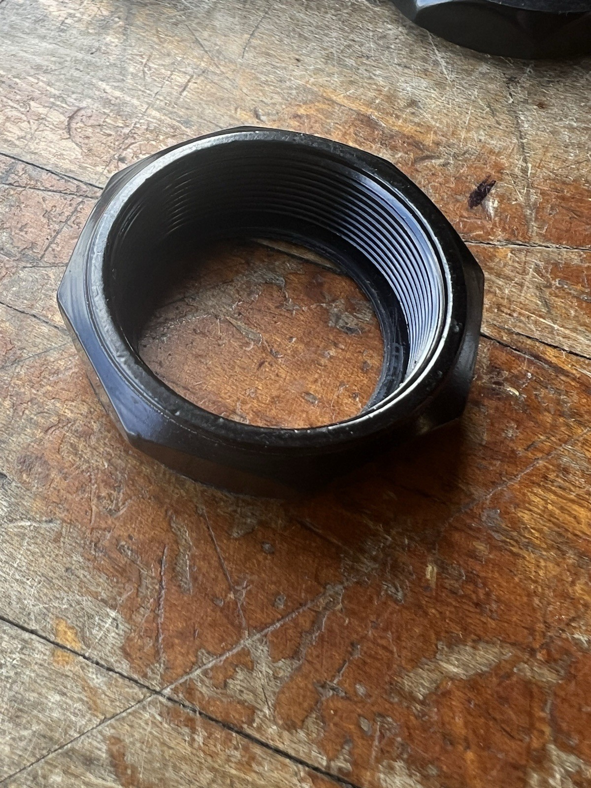 New ~ Origin8 Threaded headset 1 1/8″ Lock / Top Nut Black