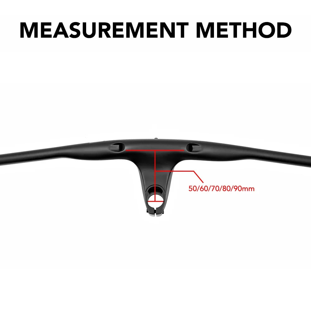Full Carbon Fiber Internal XC Mountain Bike Handlebar -17 Degree 28.6mm Clamp