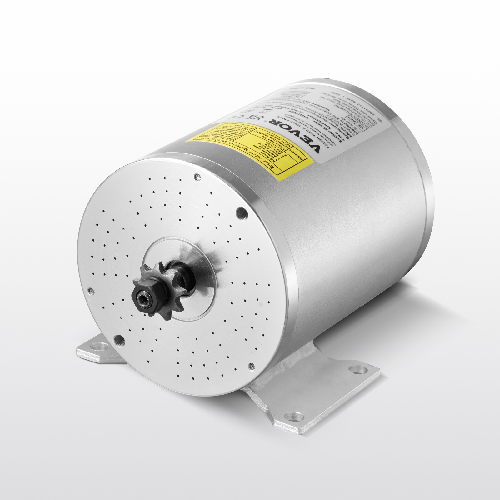 VEVOR 2000W Electric Brushless DC Motor Kit 48V 4300rpm Motor with Controller