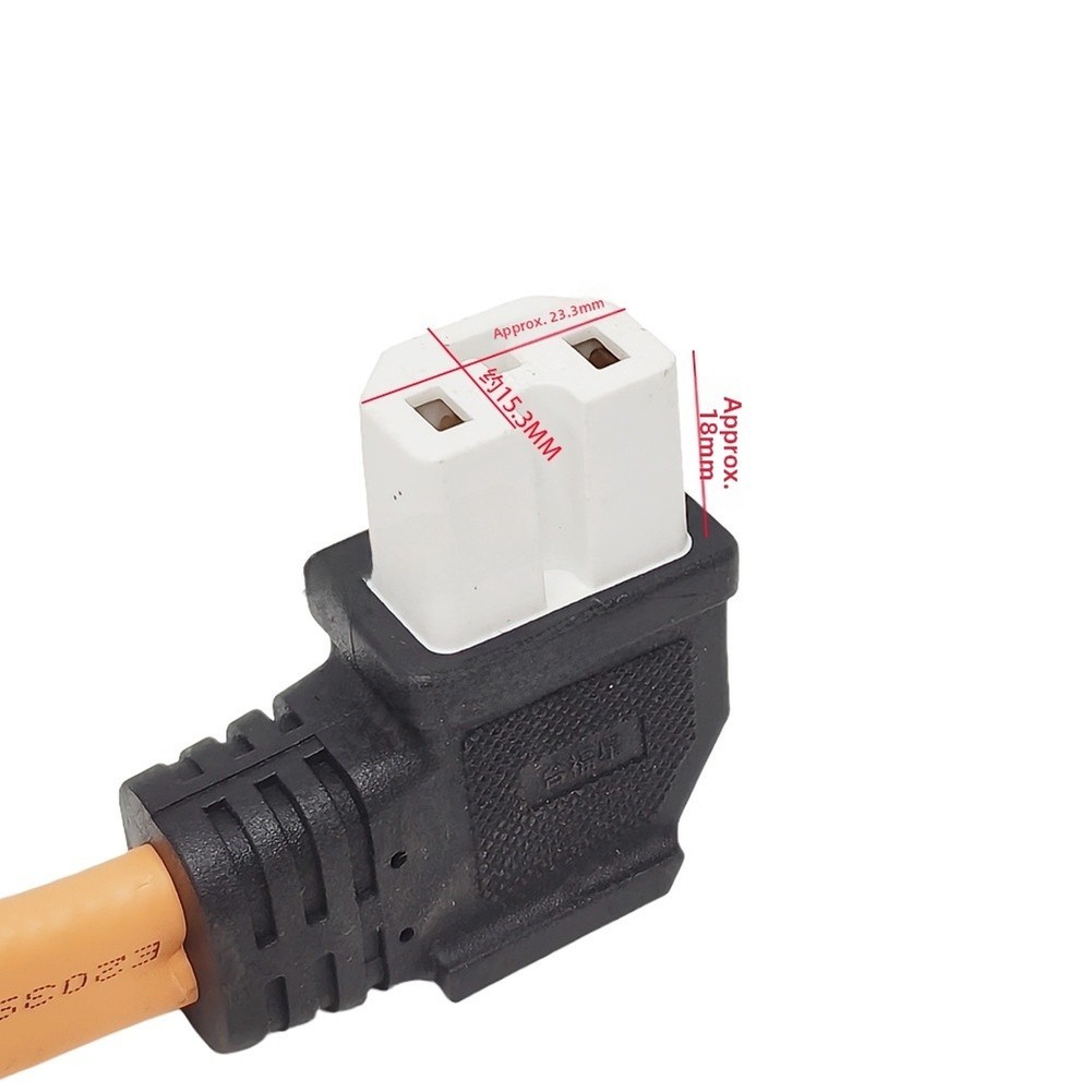 2 Way Power Splitter Cable 90 Deg Elbow Tinned Copper Conductors E-Bike