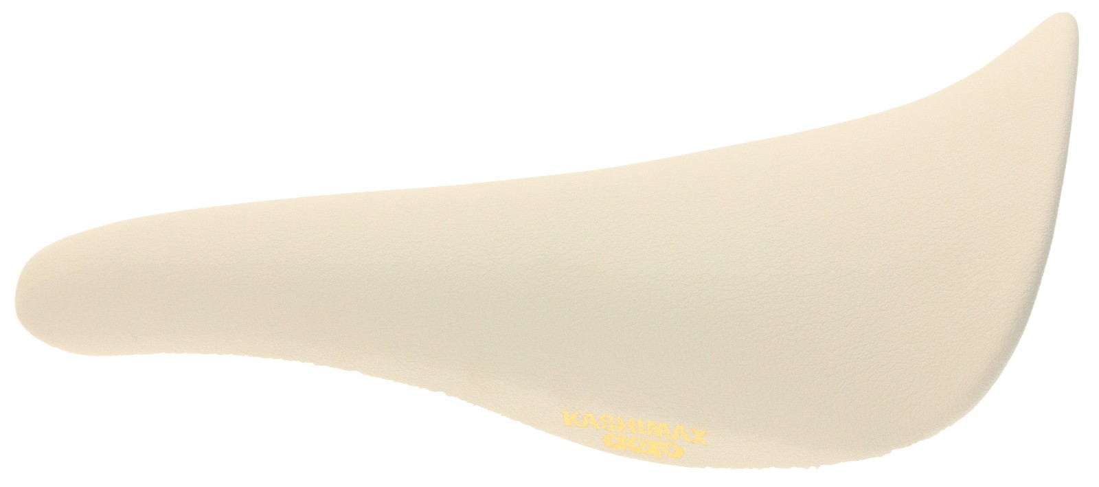 Kashimax Aero AX-4B Saddle Non-Padded Standard Rails Smooth Leather White NEW
