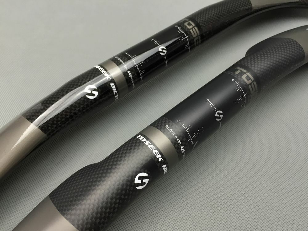 Ultralight Carbon Handlebar Road Time Trial Triathlon Bike Bullhorn Bar 31.8mm