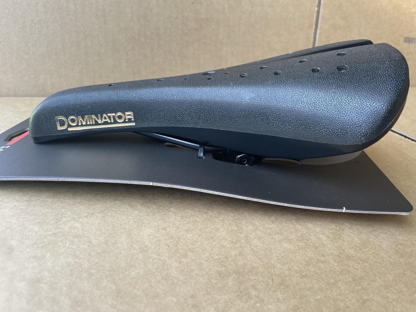Viscount Dominator BMX Bicycle Seat Old School Hard Shell saddle GT Dyno BLACK