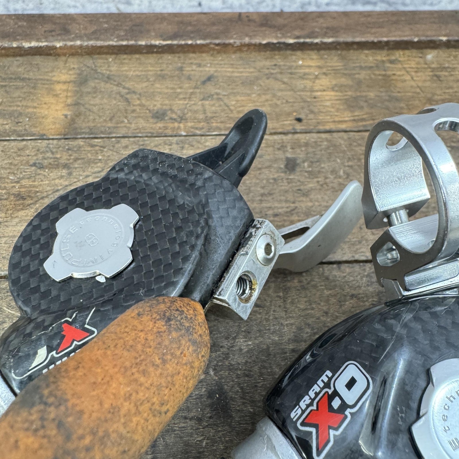 SRAM X0 Shifter Set Trigger Carbon Black MTB 1 Clamp