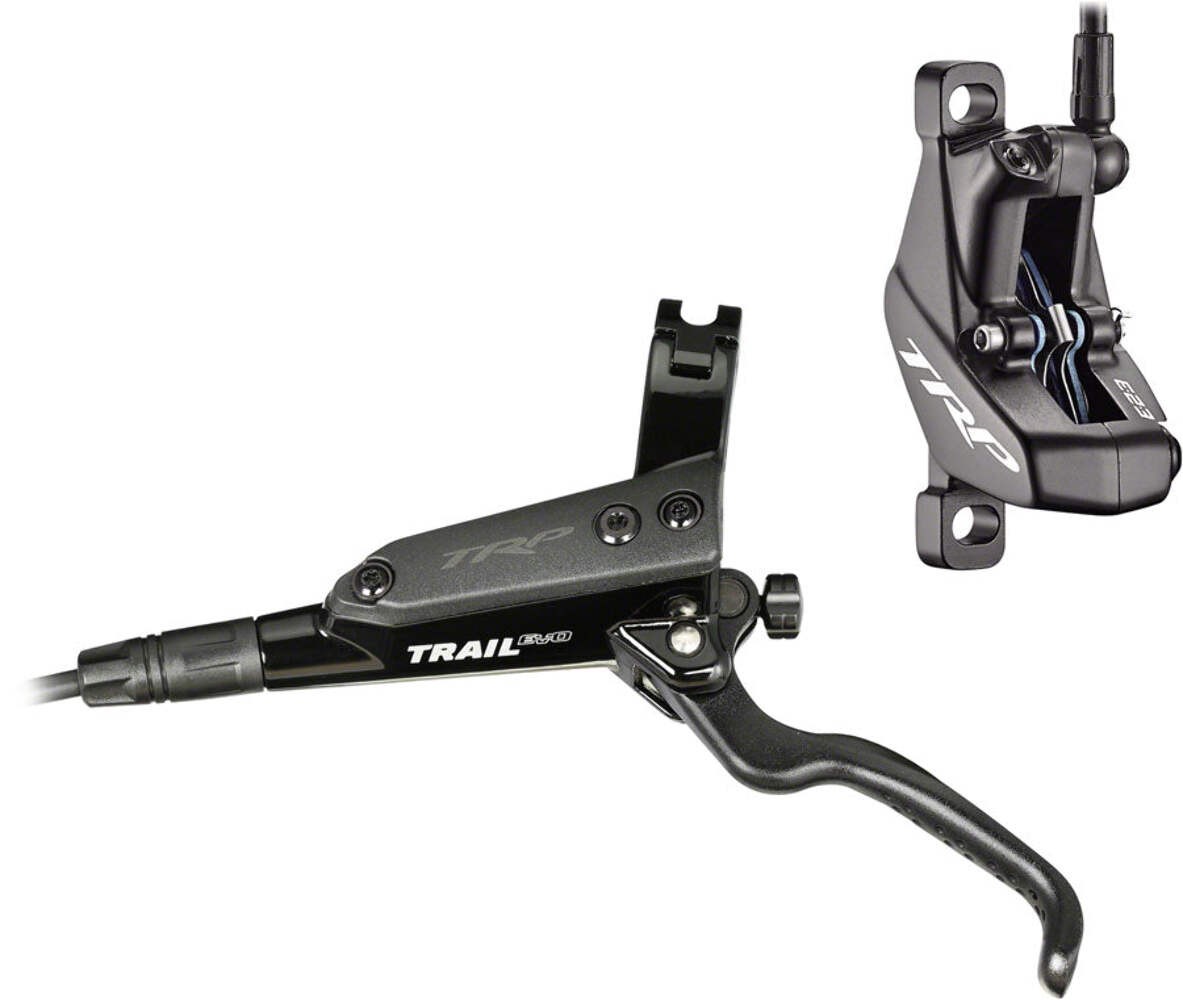TRP Trail EVO Disc Brake and Lever – Front Hydraulic Post Mount Black