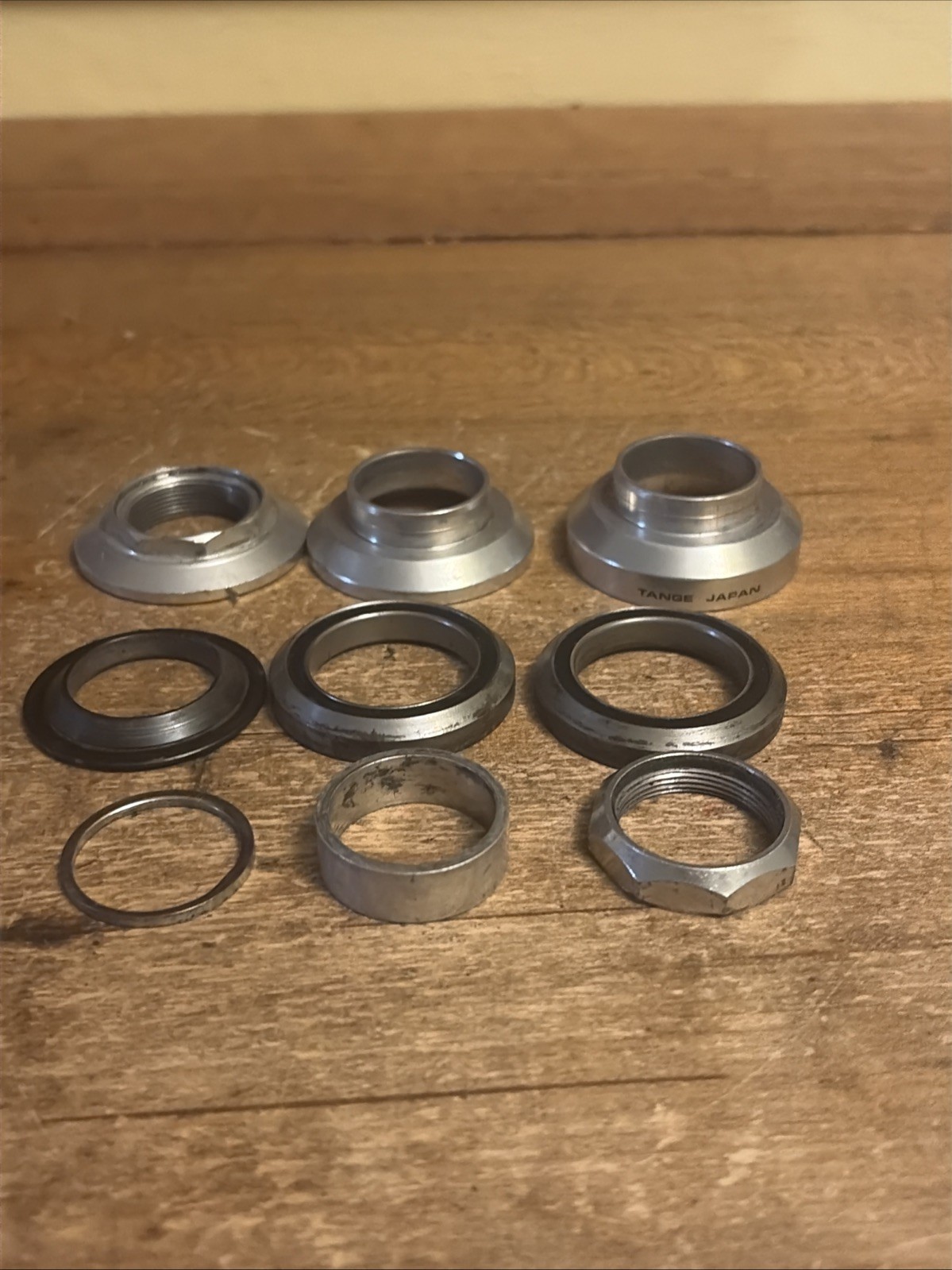 Vintage Tange 1” Threaded Headset Sealed Bearings 90s Road Bike Japan