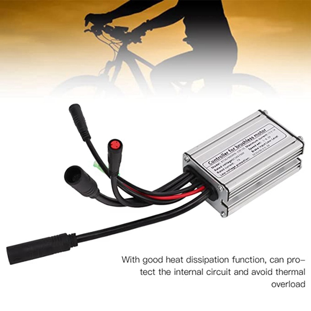 E-Bike Controller 36V / 48V 9 Tubes 15A Connector Controller for 36V / 48V5210