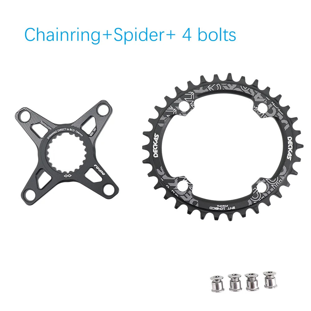 Chainring for Shimano Direct Mount 9-12s Oval Round Narrow Wide 32-38T Sprocket