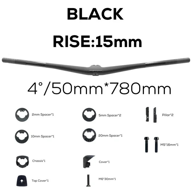 SYNCROS Integrated MTB Handlebar For Sparks Frame 4/5 degree Rise 15mm/25mm Rise