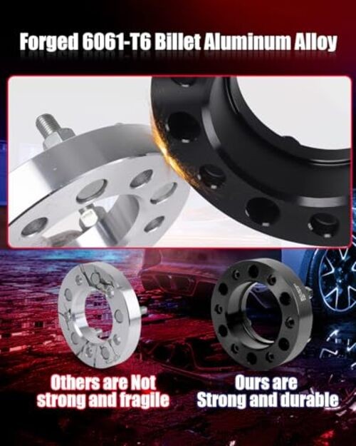 2 inch 6×5.5 Wheel Spacers for 2019-2026 Ram 2 inch for 2019-2026 ram 1500