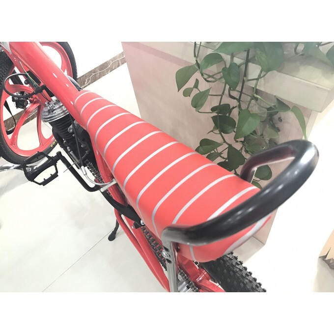 CDHPOWER 26″ Bicycle Banana Saddle Seat (RED) frame equipped-Gas Motorized Bike