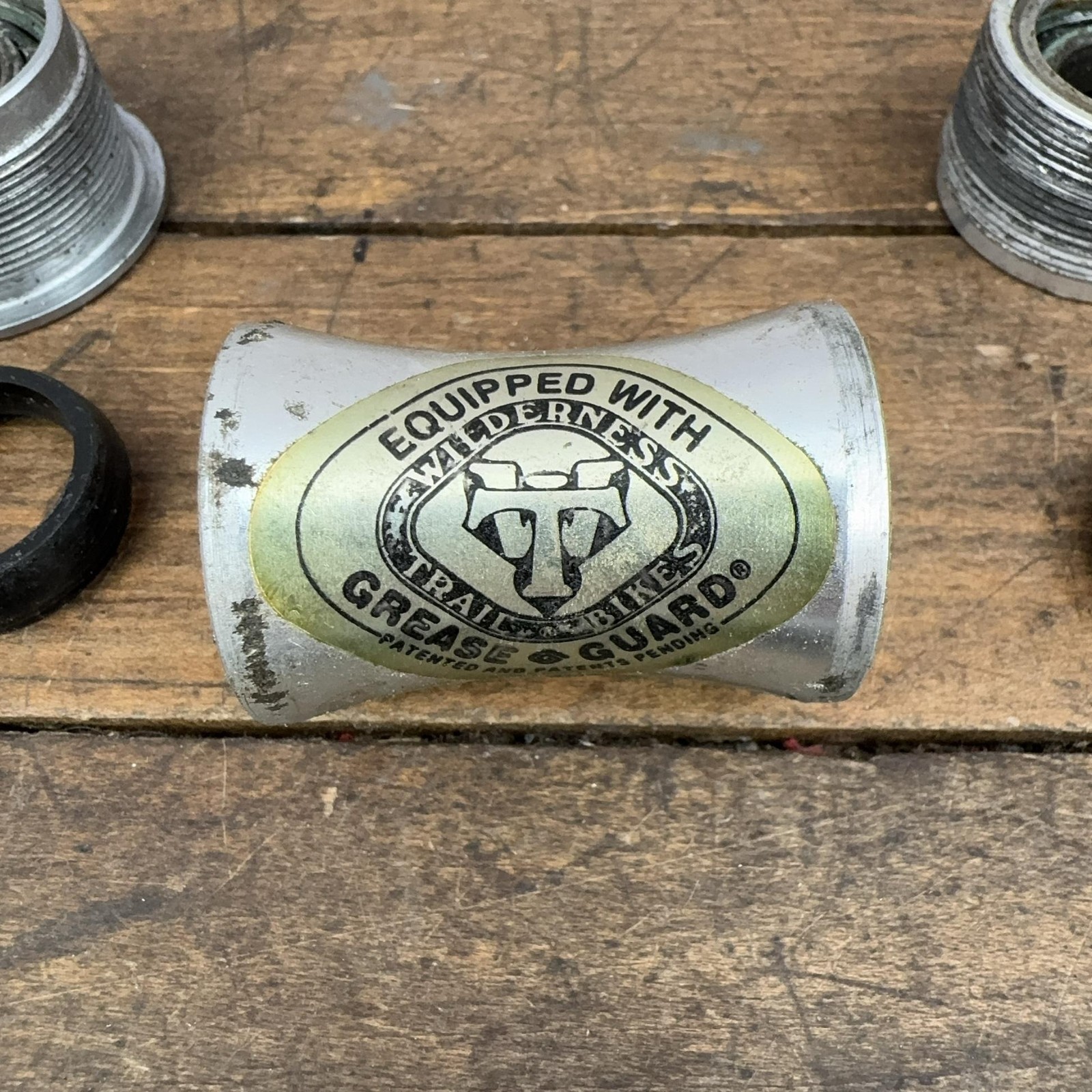 Vintage WTB Grease Guard Bottom Bracket 109 68mm BSA Square Taper