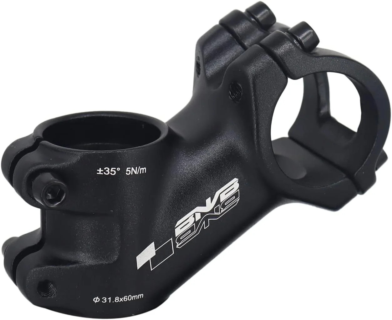 31.8mm 35 Degree Bike Stem Aluminum Alloy Bicycle Handlebar Riser Stem for 60mm