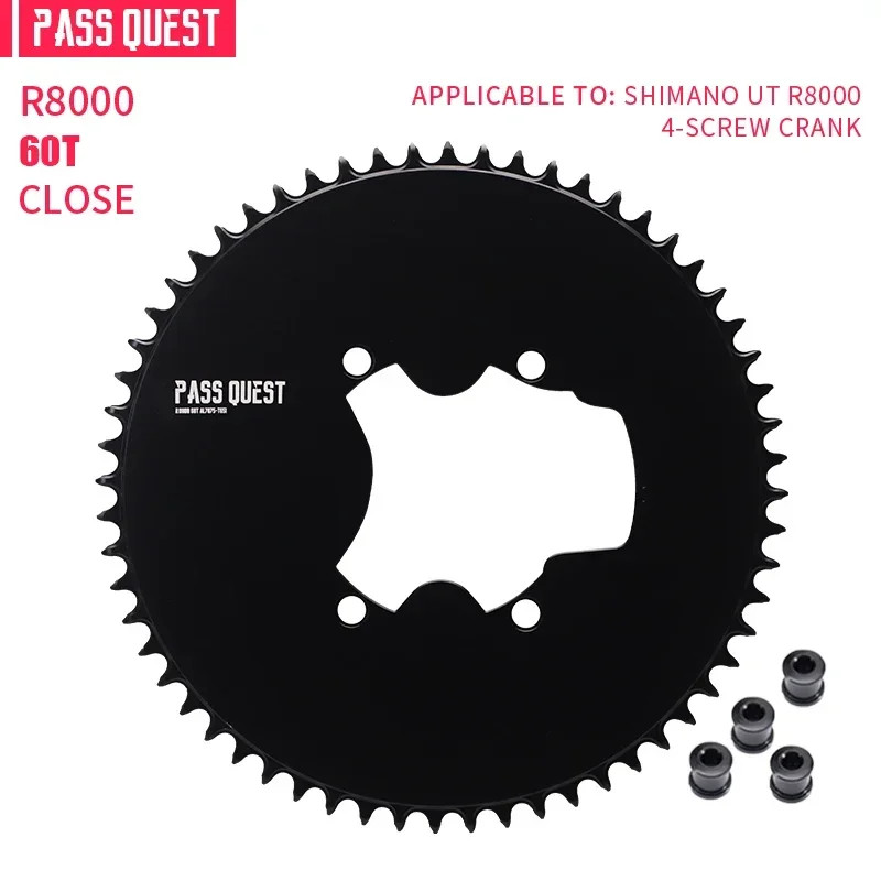 Narrow Wide Chainring for 110BCD 4 – Bolt AERO Compatible with 9/10/11/12 Speed