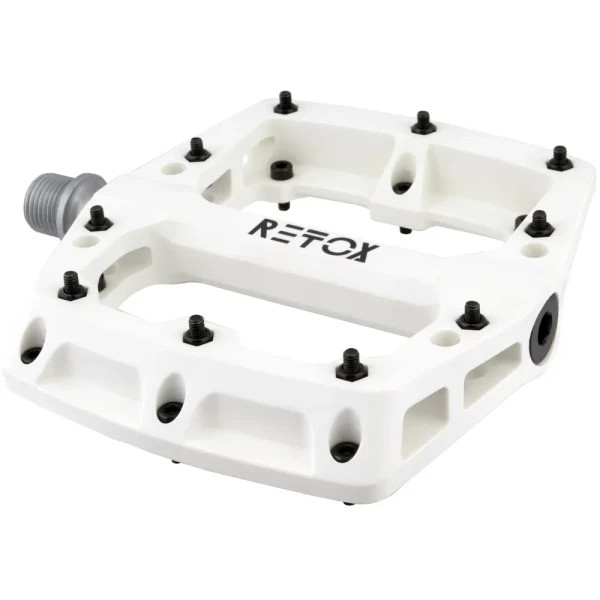 Origin8 BMX Pedals, OLDSCHOOL GT BMX SE 9/16 RETOX SEALED BEARING PC WHITE SET