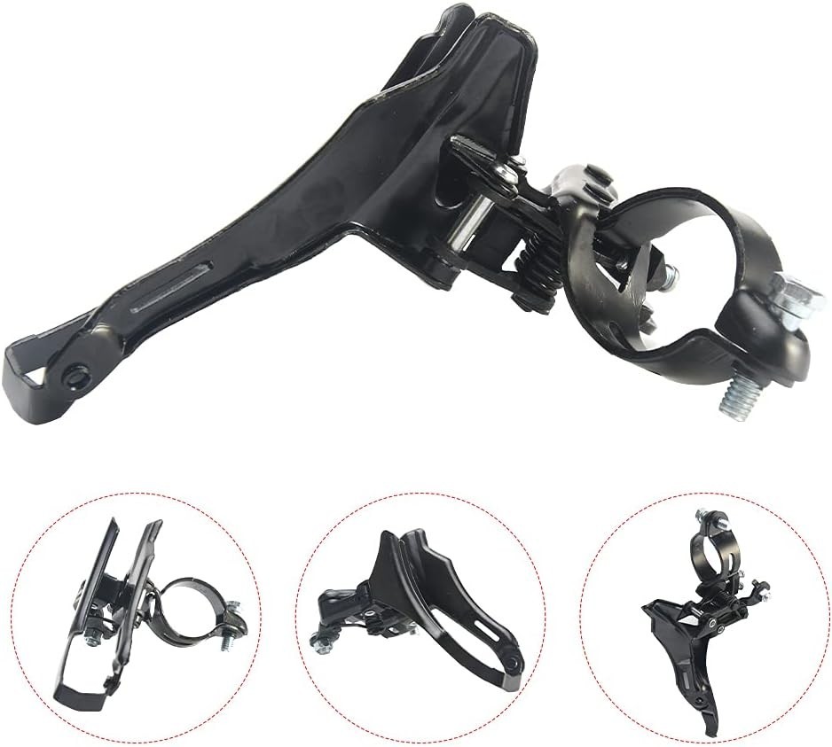 Universal Bike Front Derailleur – Durable Steel Speed Changer for 18/21 Speed