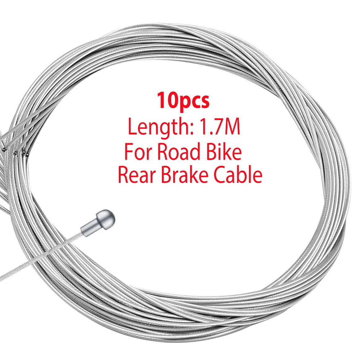 10pcs Bike Brake Shift Inner Cable Set MTB Road Gear Wire 900-2000mm