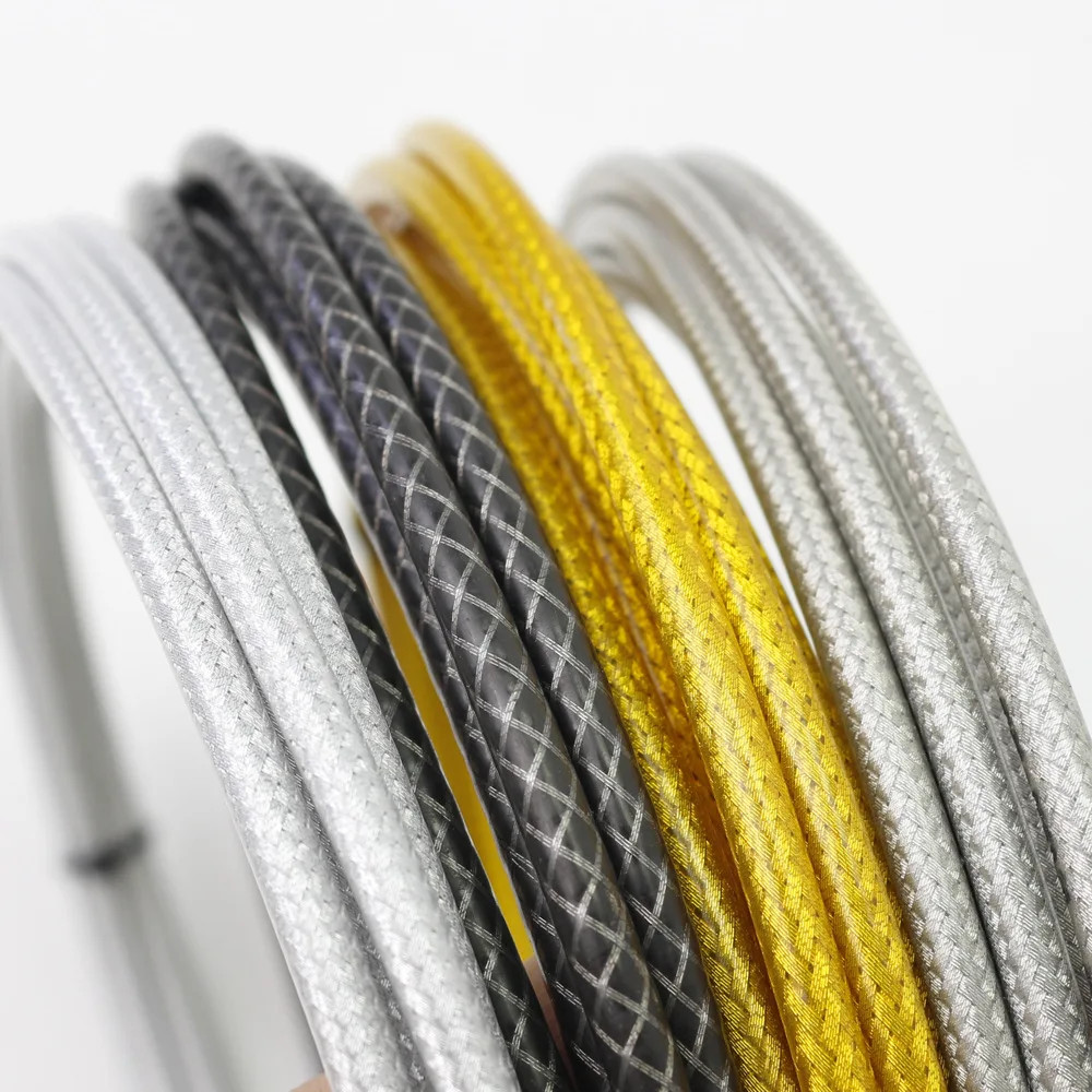3 Meters Bike Braided Cable Slick Lube Shift Housing Weave Brake Hose Derailleur