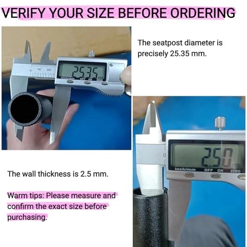 Bike Seatpost, Bicycle Seat Post 25.4 27.2 28.6 30.4 30.9 31.6 400mm Length A…