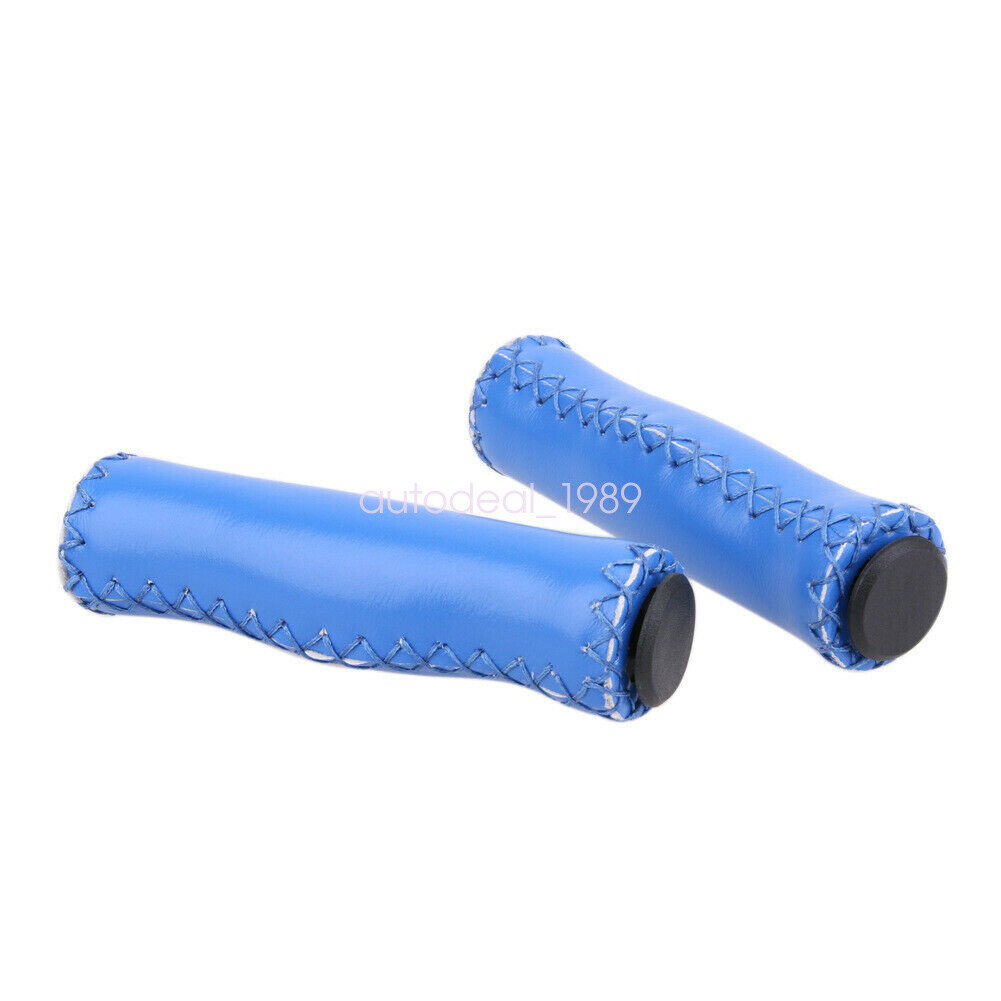 Classic Retro Bike Cycling Bicycle PU Leather Handlebar Grip Cover Accessories