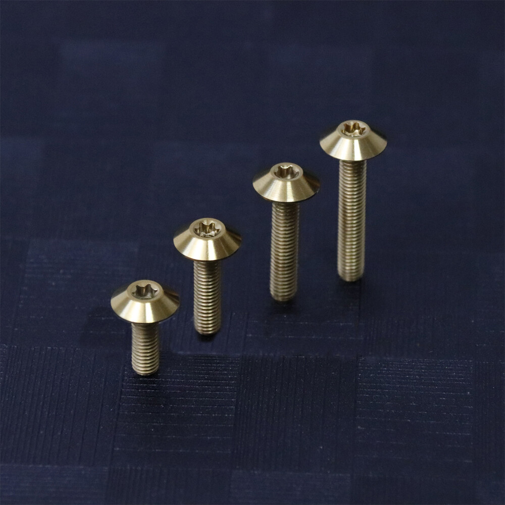 TC4 Titanium Screws Trox Umbrella Head Ti Bolts M5x15 20 25 30mm – 5 Color